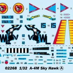 02268 | Trumpeter 1/32 A-4M Skyhawk Jet Scaled Plastic Model Kit -Outlet Crafted Scale Store TRU 02268 68 1200x800 1