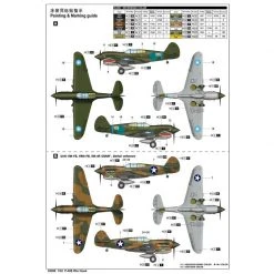02269 | Trumpeter 1/32 P-40E Warhawk Fighter Scaled Plastic Model Kit W/ Australian Decals -Outlet Crafted Scale Store TRU 02269 02 1200x800 1