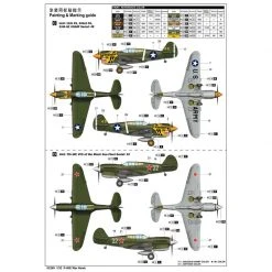 02269 | Trumpeter 1/32 P-40E Warhawk Fighter Scaled Plastic Model Kit W/ Australian Decals -Outlet Crafted Scale Store TRU 02269 03 1200x800 1