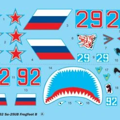 02277 | Trumpeter 1/32 Su-25UB Frogfoot B Jet Scaled Plastic Model Kit -Outlet Crafted Scale Store TRU 02277 54 1200x800 1