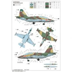 02277 | Trumpeter 1/32 Su-25UB Frogfoot B Jet Scaled Plastic Model Kit -Outlet Crafted Scale Store TRU 02277 67 1200x800 1