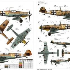 02293 | Trumpeter 1/32 Messerschmitt Bf 109F-4/Trop Fighter Scaled Plastic Model Kit -Outlet Crafted Scale Store TRU 02293 64 1200x800 1