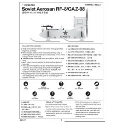 02322 | Trumpeter 1/35 Soviet Aerosan RF-8/GAZ-98 Scaled Plastic Model Kit -Outlet Crafted Scale Store TRU 02322 56 1200x800 1