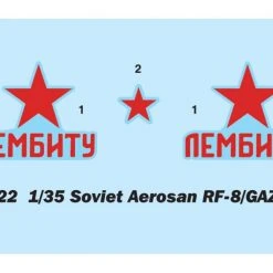 02322 | Trumpeter 1/35 Soviet Aerosan RF-8/GAZ-98 Scaled Plastic Model Kit -Outlet Crafted Scale Store TRU 02322 59 1200x800 1