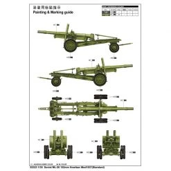 02323 | Trumpeter 1/35 Soviet ML-20 152mm Howitzer M1937 (Standard) Scaled Plastic Model Kit -Outlet Crafted Scale Store TRU 02323 52 1200x800 1