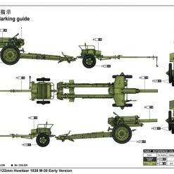 02343 | Trumpeter 1/35 Soviet 1938 122mm Howitzer M-30 Eraly Model Scaled Plastic Model Kit -Outlet Crafted Scale Store TRU 02343 54 1200x800 1
