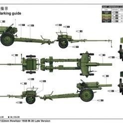 02344 | Trumpeter 1/35 Soviet 1938 122mm Howitzer M-30 (Late Version) Scaled Plastic Model Kit -Outlet Crafted Scale Store TRU 02344 55 1200x800 1