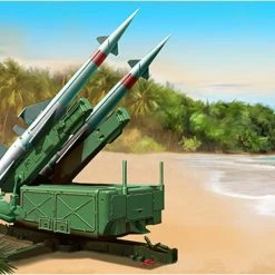 02353 | Trumpeter 1/35 Soviet 5P71 Launcher W/ 5V27 Pechora (SA-3B Goa) Missiles Anti-Aircraft Scaled Model Kit