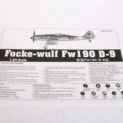 02411 | Trumpeter 1/24 Focke-wulf Fw 190 D-2 Fighter Scaled Plastic Model Kit -Outlet Crafted Scale Store TRU 02411 53 1200x800 1