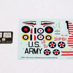 02807 | Trumpeter 1/48 P-40 Warhawk (Tomahawk II A) Fighter Scaled Plastic Model Kit -Outlet Crafted Scale Store TRU 02807 54 1200x800 1