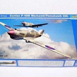02807 | Trumpeter 1/48 P-40 Warhawk (Tomahawk II A) Fighter Scaled Plastic Model Kit -Outlet Crafted Scale Store TRU 02807 55 1200x800 1