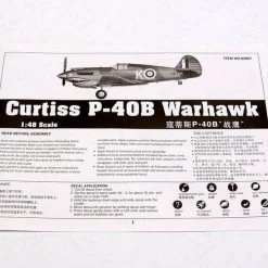 02807 | Trumpeter 1/48 P-40 Warhawk (Tomahawk II A) Fighter Scaled Plastic Model Kit -Outlet Crafted Scale Store TRU 02807 56 1200x800 1