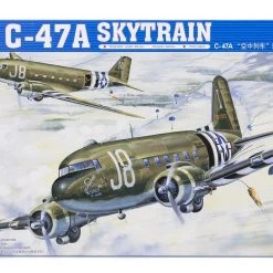 02828 | Trumpeter 1/48 C-47 A Skytrain Transport Aircraft Scaled Plastic Model Kit
