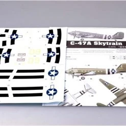 02828 | Trumpeter 1/48 C-47 A Skytrain Transport Aircraft Scaled Plastic Model Kit -Outlet Crafted Scale Store TRU 02828 53 1200x800 1