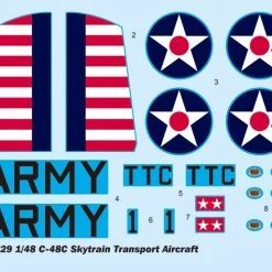 02829 | Trumpeter 1/48 C-48C Skytrain Transport Aircraft Scaled Plastic Model Kit