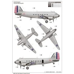 02829 | Trumpeter 1/48 C-48C Skytrain Transport Aircraft Scaled Plastic Model Kit -Outlet Crafted Scale Store TRU 02829 11 1200x800 1