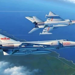 02845 | Trumpeter 1/48 PLA J-8B Fighter Jet Scaled Plastic Model Kit