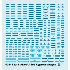 02848 | Trumpeter 1/48 PLAAF J-10B Vigorous Dragon Fighter Jet Scaled Plastic Model Kit -Outlet Crafted Scale Store TRU 02848 03 1200x800 1
