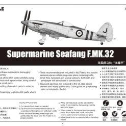 02851 | Trumpeter 1/48 Supermarine Seafang F.MK.32 Fighter Scaled Plastic Model Kit -Outlet Crafted Scale Store TRU 02851 55 1200x800 1