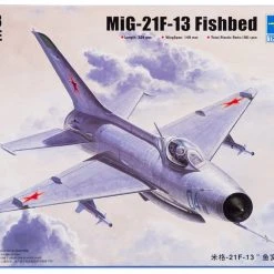 02858 | Trumpeter 1/48 MiG-21F-13 Fishbed Jet Scaled Plastic Model Kit