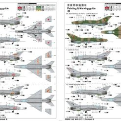 02858 | Trumpeter 1/48 MiG-21F-13 Fishbed Jet Scaled Plastic Model Kit -Outlet Crafted Scale Store TRU 02858 65 1200x800 1