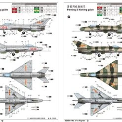 02859 | Trumpeter 1/48 J-7A Fighter Jet Scaled Plastic Model Kit -Outlet Crafted Scale Store TRU 02859 54 1200x800 1