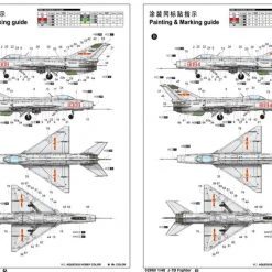 02860 | Trumpeter 1/48 J-7B Fighter Jet Scaled Plastic Model Kit -Outlet Crafted Scale Store TRU 02860 56 1200x800 1