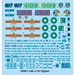 02861 | Trumpeter 1/48 J-7G Fighter Jet Scaled Plastic Model Kit -Outlet Crafted Scale Store TRU 02861 53 1200x800 1
