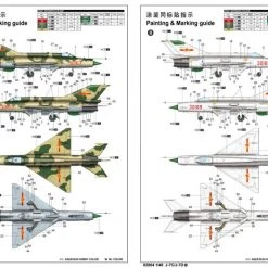 02864 | Trumpeter 1/48 J-7C/J-7D Jet Scaled Plastic Model Kit -Outlet Crafted Scale Store TRU 02864 53 1200x800 1