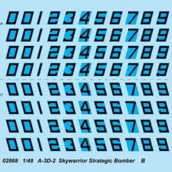 02868 | Trumpeter 1/48 A-3D-2 Skywarrior Strategic Bomber Scaled Plastic Model Kit -Outlet Crafted Scale Store TRU 02868 54 1200x800 1