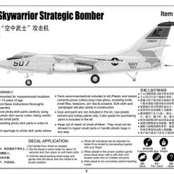02868 | Trumpeter 1/48 A-3D-2 Skywarrior Strategic Bomber Scaled Plastic Model Kit -Outlet Crafted Scale Store TRU 02868 57 1200x800 1