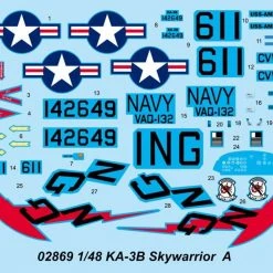 02869 | Trumpeter 1/48 KA-3B-2 Skywarrior Strategic Bomber Scaled Plastic Model Kit -Outlet Crafted Scale Store TRU 02869 03 1200x800 1