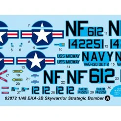 02872 | Trumpeter 1/48 EKA-3B Skywarrior Strategic Bomber Scaled Plastic Model Kit -Outlet Crafted Scale Store TRU 02872 53 1200x800 1