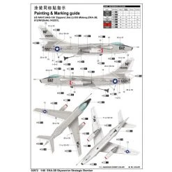 02872 | Trumpeter 1/48 EKA-3B Skywarrior Strategic Bomber Scaled Plastic Model Kit -Outlet Crafted Scale Store TRU 02872 55 1200x800 1