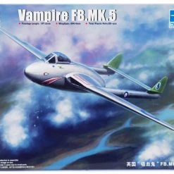 02874 | Trumpeter 1/48 Vampire FB.MK.5 Fighter Jet Scaled Plastic Model Kit