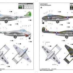 02874 | Trumpeter 1/48 Vampire FB.MK.5 Fighter Jet Scaled Plastic Model Kit -Outlet Crafted Scale Store TRU 02874 58 1200x800 1