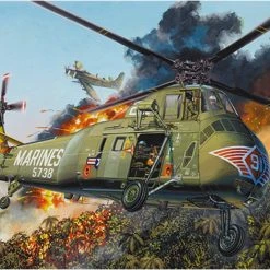 02881 | Trumpeter 1/48 H-34 US Marines Helicopter Scaled Plastic Model Kit -Outlet Crafted Scale Store TRU 02881 04 1200x800 1