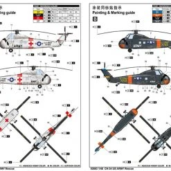02883 | Trumpeter 1/48 US CH-34 Army Rescue Helicopter Scaled Plastic Model Kit -Outlet Crafted Scale Store TRU 02883 03 1200x800 1