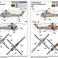 02884 | Trumpeter 1/48 US HH-34J Air Force Rescue Helicopter Scaled Plastic Model Kit -Outlet Crafted Scale Store TRU 02884 03 1200x800 1