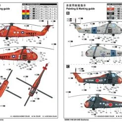 02886 | Trumpeter 1/48 UH-34D Seahorse Scaled Plastic Model Kit -Outlet Crafted Scale Store TRU 02886 03 1200x800 1