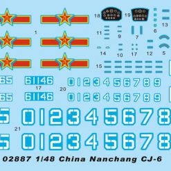 02887 | Trumpeter 1/48 Chinese Nanchang CJ-6 Trainer Scaled Plastic Model Kit -Outlet Crafted Scale Store TRU 02887 52 1200x800 1