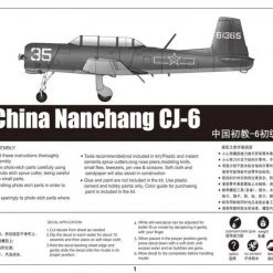 02887 | Trumpeter 1/48 Chinese Nanchang CJ-6 Trainer Scaled Plastic Model Kit -Outlet Crafted Scale Store TRU 02887 55 1200x800 1