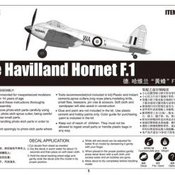 02893 | Trumpeter 1/48 De Havilland Hornet F.1 Fighter Scaled Plastic Model Kit -Outlet Crafted Scale Store TRU 02893 56 1200x800 1