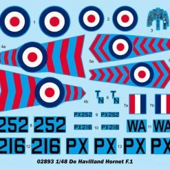 02893 | Trumpeter 1/48 De Havilland Hornet F.1 Fighter Scaled Plastic Model Kit -Outlet Crafted Scale Store TRU 02893 59 1200x800 1