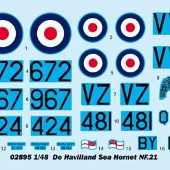 02895 | Trumpeter 1/48 De Havilland Sea Hornet NF.21 Fighter Scaled Plastic Model Kit -Outlet Crafted Scale Store TRU 02895 53 1200x800 1