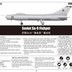 02896 | Trumpeter 1/48 Soviet Su-9 Fishpot Jet Scaled Plastic Model Kit -Outlet Crafted Scale Store TRU 02896 55 1200x800 1