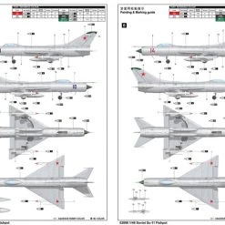 02898 | Trumpeter 1/48 Soviet Su-11 Fishpot Jet Scaled Plastic Model Kit -Outlet Crafted Scale Store TRU 02898 53 1200x800 1