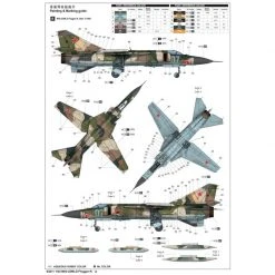 03211 | Trumpeter 1/32 MiG-23MLD Flogger-K Fighter Jet Scaled Plastic Model Kit -Outlet Crafted Scale Store TRU 03211 07 1200x800 1