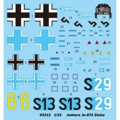 03213 | Trumpeter 1/32 Junkers Ju-87A Stuka Bomber Scaled Plastic Model Kit -Outlet Crafted Scale Store TRU 03213 13 1200x800 1