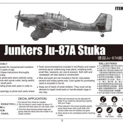 03213 | Trumpeter 1/32 Junkers Ju-87A Stuka Bomber Scaled Plastic Model Kit -Outlet Crafted Scale Store TRU 03213 15 1200x800 1